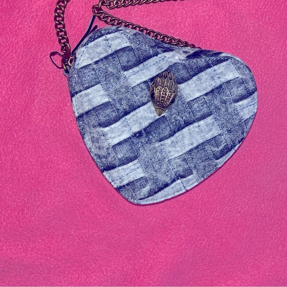 Kurt Geiger Kensington Heart Bag-Denim MSRP $198